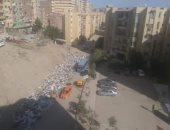 شكوى من تراكم القمامة أمام عمارات الـ3000 بزهراء مدينة نصر