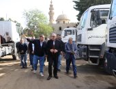 محافظ الجيزة يعلن صيانة 15 معدة نظافة بتكلفة 4.5 مليون جنيه