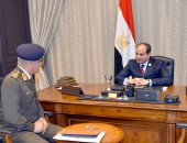 الرئيس السيسي يستقبل الفريق أول محمد زكى وزير الدفاع