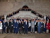 بوريس جونسون يستقبل نواب المحافظين المنتخبين حديثا فى البرلمان البريطانى