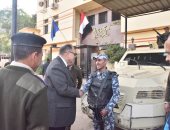 محافظ أسيوط يزور مركز شرطة ساحل سليم ..ويؤكد :كلنا فى خدمة الوطن
