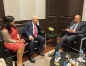 سامح شكرى يلتقى الممثل السامى لتحالف الأمم المتحدة للحضارات