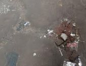 تهالك طريق شارع مسجد الإخلاص بالإسكندرية.. والأهالى يطالبون برصفه