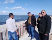 صور.. جولة لرئيس هيئة حماية الشواطىء فى دمياط وبورسعيد 