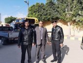 صور.. حملات مكبرة لمواجهة ظاهرة التوك توك بمدينة الحمام فى مطروح