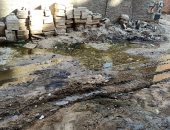 شكوى من انتشار مياه الصرف الصحى بشارع محسن أبو طاحونة بالمرج