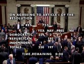 أغلب أعضاء مجلس النواب يوافقون على مساءلة ترامب بتهمة إساءة استغلال السلطة