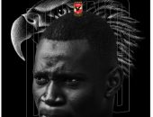 صورة .. "اليو ديانج " نسر مباراة الأهلى والإسماعيلى فى الدورى