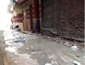 قارئة تشكو انتشار مياه الصرف الصحى بشارع مسجد عبد الرحمن المرج الشرقية
