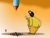 كاريكاتير صحيفة إماراتية.. الصواريخ ستنهال على الأرض من الفضاء