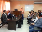 رئيس"شركة مياه سوهاج" يتابع إجراءات الالتزام بالسلامة والصحة المهنية