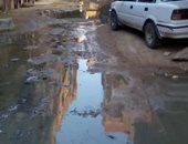 أهالى منشية الجبل الأصفر بالقليوبية يشتكون من غرق الشوارع بمياه الصرف الصحى