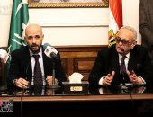 قيادات الوفد يستقبلون خالد الطوخى بمقر الحزب لتكريمه