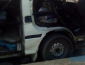 إصابة 8 فى حادث تصادم سياراتين ميكروباص بالإسماعيلية 