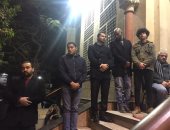 صور.. شيكابالا يتلقى واجب العزاء فى الراحل وليد قاصد إدارى الزمالك