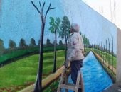 رئيس الوحدة المحلية بشطانوف يطلق حملة جداريات لتجميل القرية (صور)