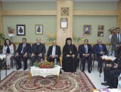 محافظ الجيزة يزور مطرانية الكاثوليك للتهنئة بعيد الميلاد المجيد