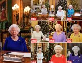 شاهد صور الملكة اليزابيث فى احتفالات الكريسماس على مدار عقد كامل