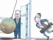 كاريكاتير إسرائيلى: الليكود بين المطرقة والسندن عشية إجراء انتخابات تمهيدية