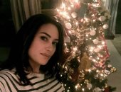 صور.. هند صبري تحتفل بالكريسماس على طريقتها الخاصة فى منزلها