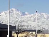 فيديو.. سقوط طائرة عسكرية فى إيران بعد ارتطامها بقمة جبل