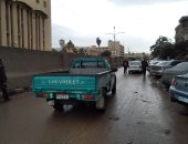 هطول أمطار غزيرة بكفر الشيخ وتوقف حركة الصيد