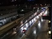 صور.. سقوط أمطار متوسطة على مناطق متفرقة فى القاهرة والجيزة