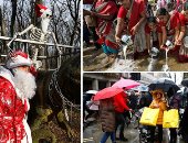 صور.. العالم هذا المساء.. إندونيسيا تحيى الذكرى الـ15 لكارثة تسونامى.. إقبال على المحلات التجارية وسط لندن بسبب خصومات رأس السنة.. وحفلات زفاف بزى سانتا كلوز وتوزيع الطعام على المشردين خلال أعياد الميلاد بروسيا