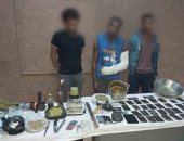 ضبط تشكيل عصابى تخصص فى صناعة وتجارة مخدر الحشيش فى أسوان