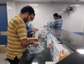 صور.. الكشف على 588 مواطنا ضمن قافلة طبية بمستشفى الشلاتين