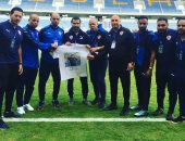 تأبين إدارى الزمالك فى ملعب مواجهة زيسكو بدورى أبطال أفريقيا