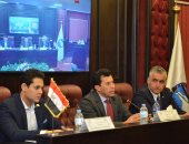 وزير الشباب والرياضة فى ضيافة "مستقبل وطن"