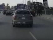 فيديو.. كثافات مرورية أعلى كوبرى أكتوبر المتجه من مدينة نصر إلى المهندسين