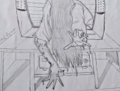 "أحمد" من سوهاج يشارك صحافة المواطن لوحات تبرز موهبته الفنية