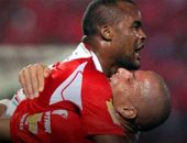 وائل جمعة يحتفل بعيد ميلاد الفهد الأنجولي "فلافيو" 