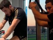 هازارد يواصل عملية التأهيل.. ورسالة خاصة إلى جماهير ريال مدريد