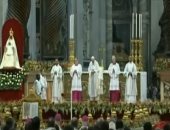 شاهد ..البابا فرنسيس يترأس أول قداس إلهى فى عام 2020