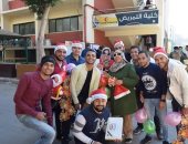 قارئ يشارك بصور لاحتفال كلية تمريض سوهاج  برأس السنة