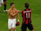 إبراهيموفيتش يتخطى رونالدو برقم خاص قبل أول لقاء فى الدورى الإيطالى
