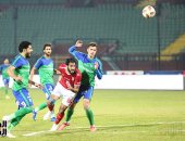 ميدو جابر ومحمد إبراهيم وعمرو مرعي في تشكيل المقاصة أمام الاهلي 