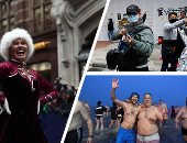 صور.. العالم هذا المساء.. المئات يسبحون فى الماء البارد بألمانيا احتفالا برأس السنة الجديدة.. الألاف يشاركون باحتجاجات فى أول أيام العام الجديد فى هونج كونج.. وعروض فنية فى شوارع لندن احتفالا برأس السنة الجديدة