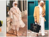 اتعلمى إزاى تنسقى إطلالاتك الشتوية مع الحجاب على طريقة الكويتية دلال الدوب