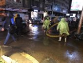 أمطار على الإسكندرية .. و "الصرف الصحى" يتابع تصريف مياه الكورنيش