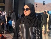 روجينا تؤدى صلاة الجمعة بالروضة الشريفة: اللهم أجعل لنا فيها ساعة استجابة