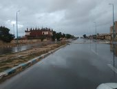 سقوط أمطار خفيفة ومتوسطة على مطروح والساحل الشمالى.. فيديو وصور