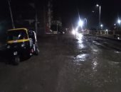 صور.. هطول أمطار غزيرة على مدن كفر الشيخ.. وتوقف حركة الملاحة