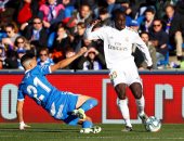 فاران يسجل أول أهداف ريال مدريد ضد خيتافي في الدوري الاسباني