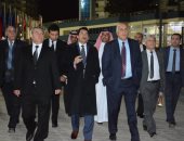 أشرف صبحى يصطحب وزراء الشباب والرياضة العرب فى جولة تفقدية بالمركز الأولمبي بالمعادي