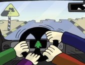 كاريكاتير صحيفة إماراتية..  يحذر من تصارع القوى السياسية بلبنان