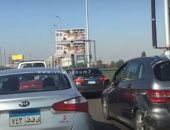فيديو.. كثافات مرورية أعلى كوبرى أكتوبر من مدينة نصر حتى رمسيس
